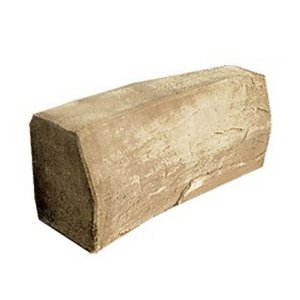 Бордюр из искусственного камня Kamrock 76045 высокий вогнутый бежевый