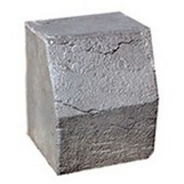 Бордюр из искусственного камня Kamrock 75710 высокий серый