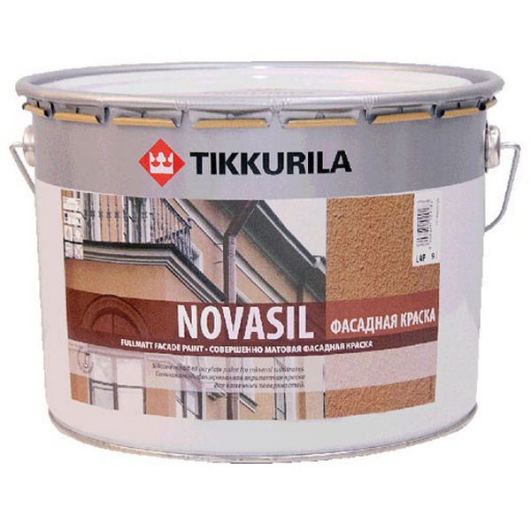 Краска фасадная Tikkurila Novasil С матовая 9 л