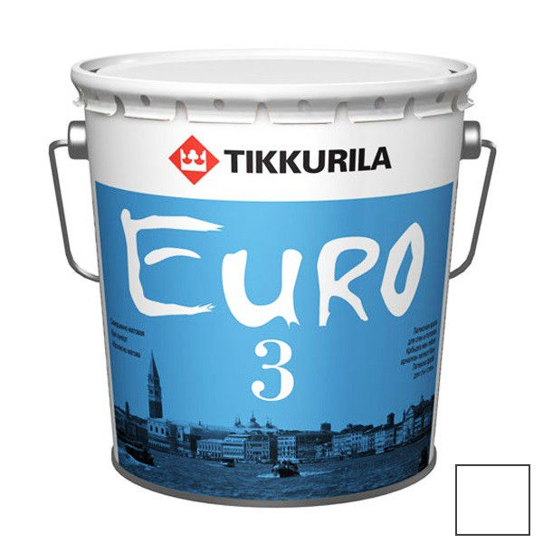 Краска латексная Tikkurila Евро-3 C 9 л