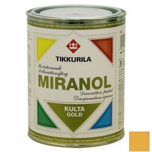 Краска декоративная Tikkurila Miranol Золото 0,1 л