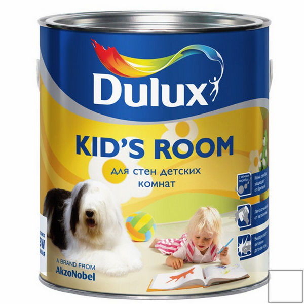 Краска Dulux Kid's Room BW 5 л