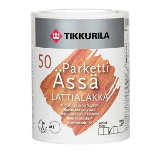 Лак Tikkurila Parketti Assa полуглянцевый 1 л