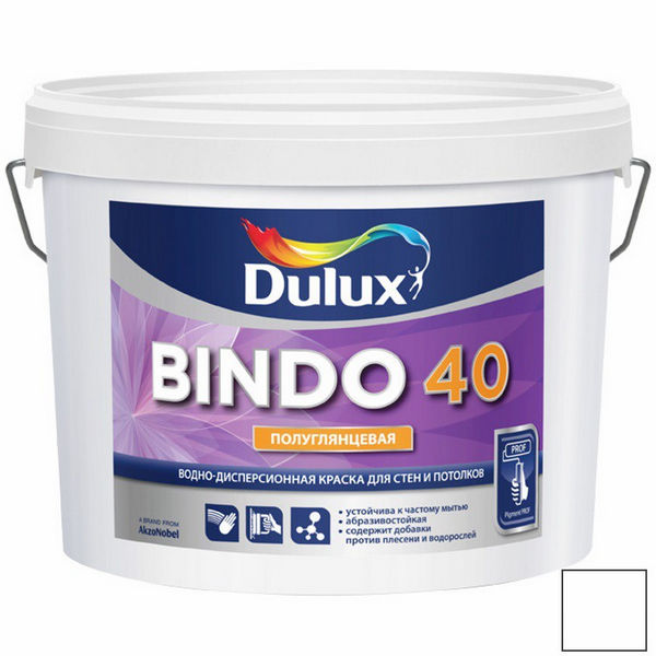 Краска Dulux Bindo 40 BW 10 л